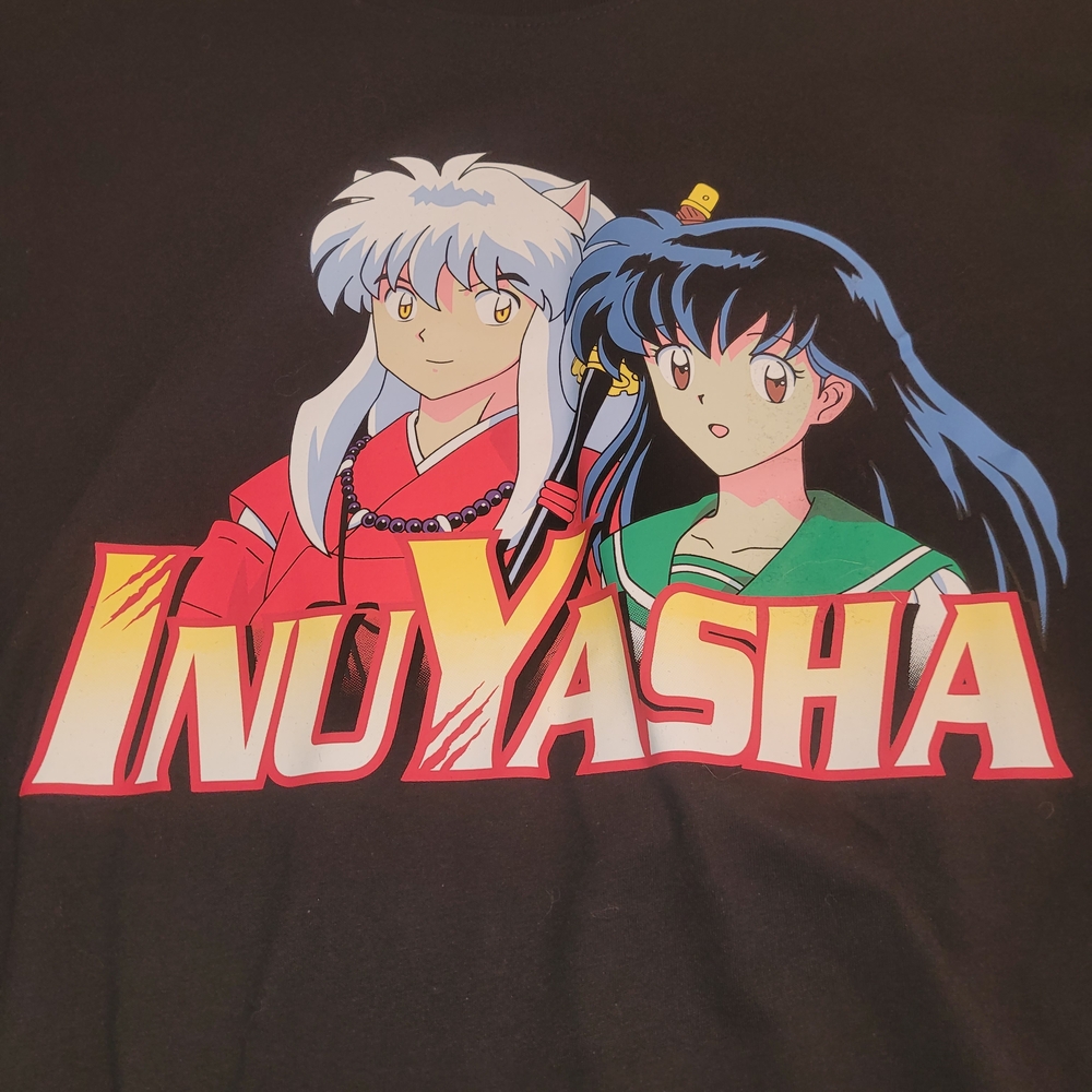 InuYasha Men's Graphic Tee - Black